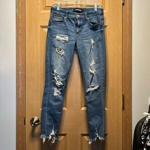 Express Stretch Plus performance ankle legging mid rise